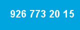 926 773 20 15